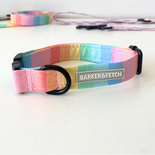 Dog collar - Rainbow