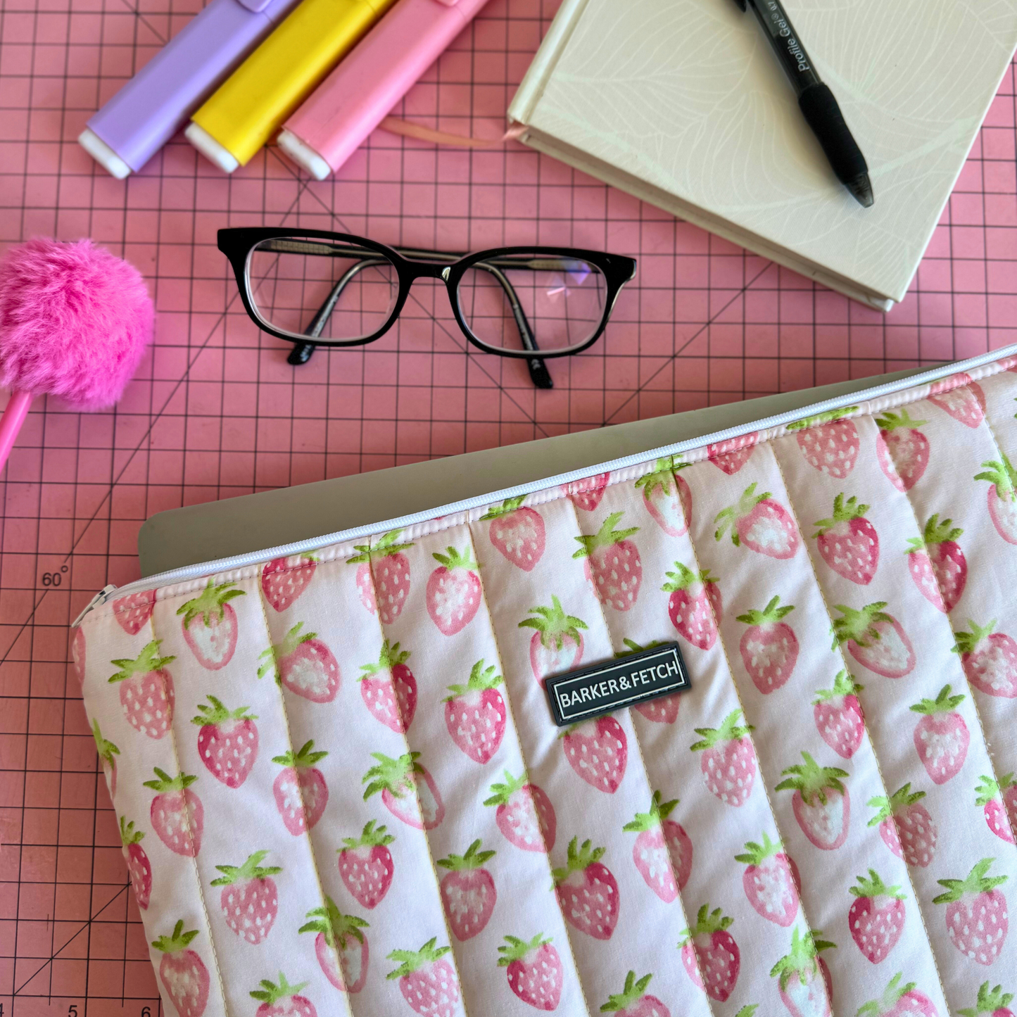Padded Laptop sleeve | Berry Blush