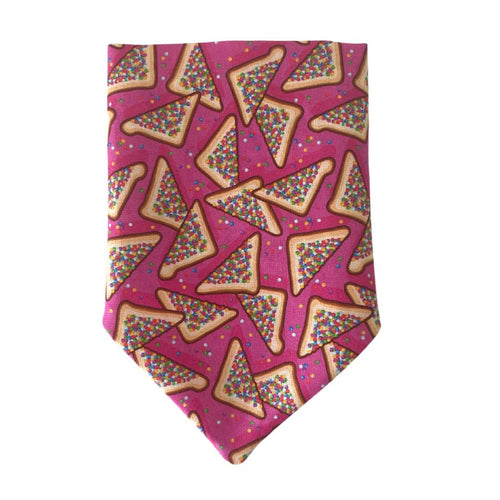 Fairy Bread Bandana (Medium) - Over collar