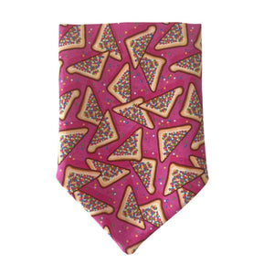 Fairy Bread Bandana (Medium) - Over collar