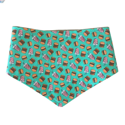 Dog bandana - Burgers & soda