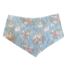 Load image into Gallery viewer, Snap button bandana - Rabbit meadow
