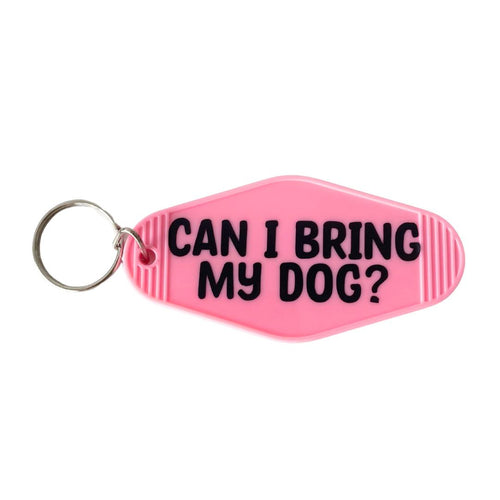 Motel keychain - Can I bring my dog
