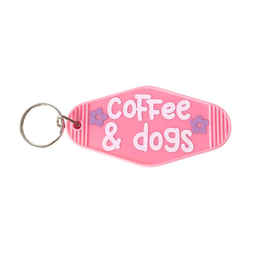Motel keychain - Coffee & dogs