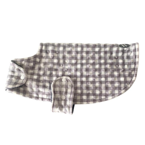 Dog coat - Jagger | Grey gingham