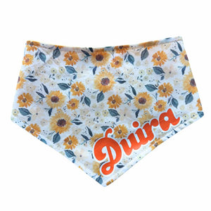 Dog bandana - Sunflowers
