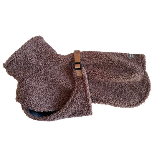 Turtleneck Dog Coat | Mocha
