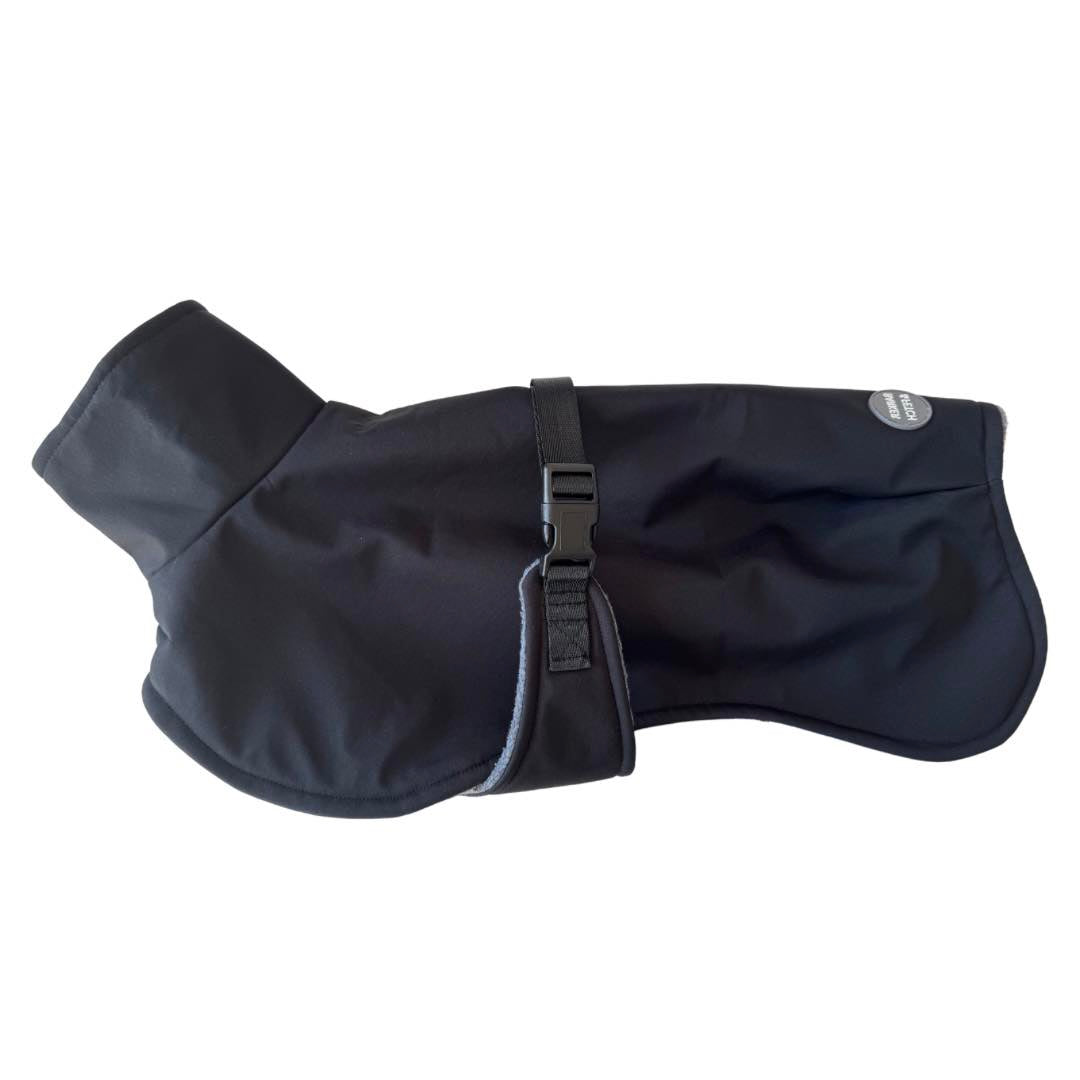 Turtleneck Dog Coat | Onyx