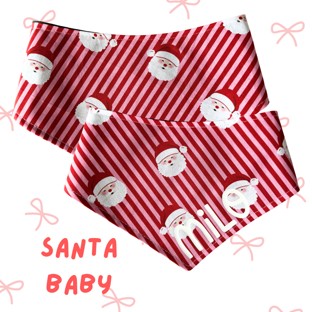 Christmas dog bandana | Santa Baby