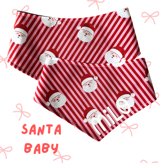 Christmas dog bandana | Santa Baby