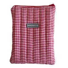 Load image into Gallery viewer, Padded E-reader sleeve | Red Gingham