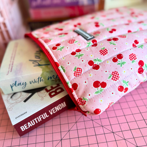 Padded Book sleeve | Cherry Soda