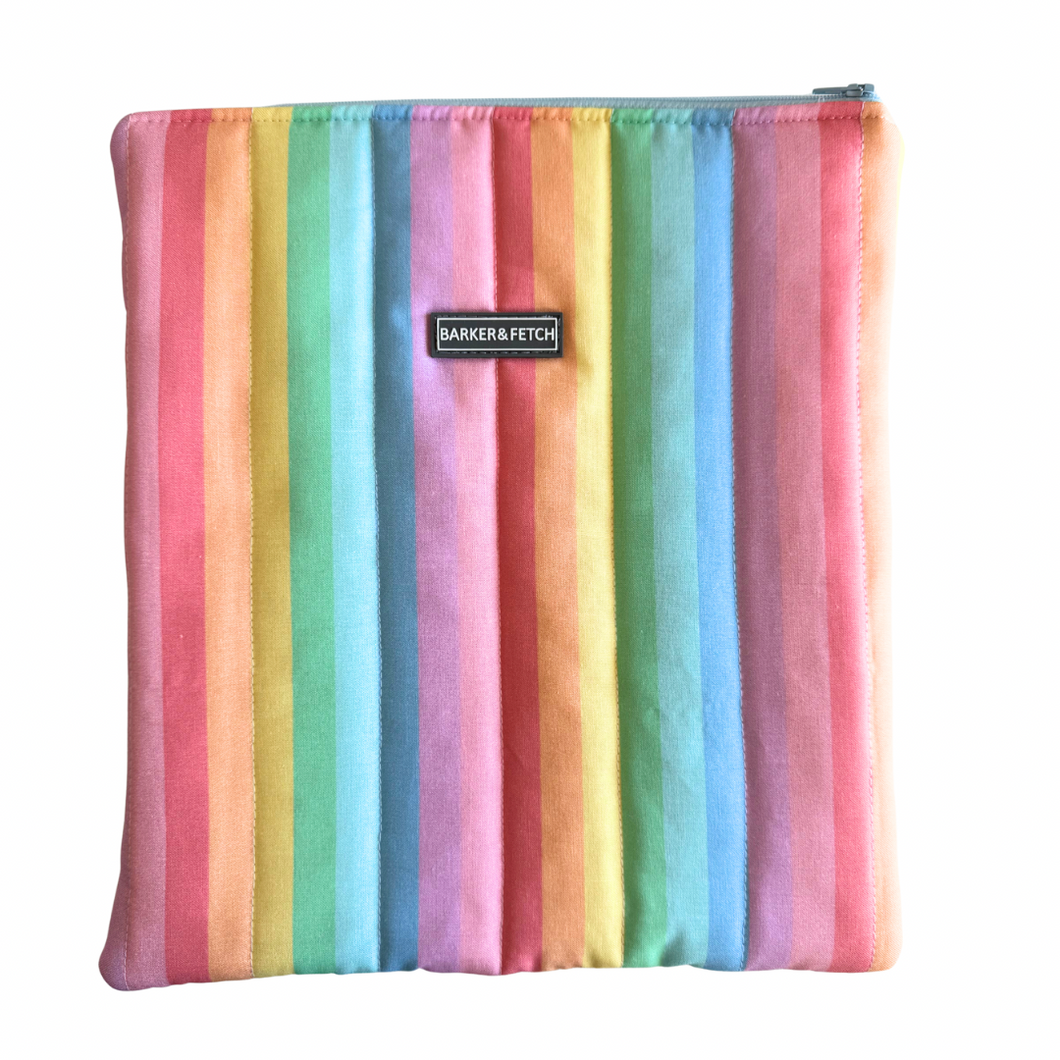 Padded Book sleeve | Rainbow