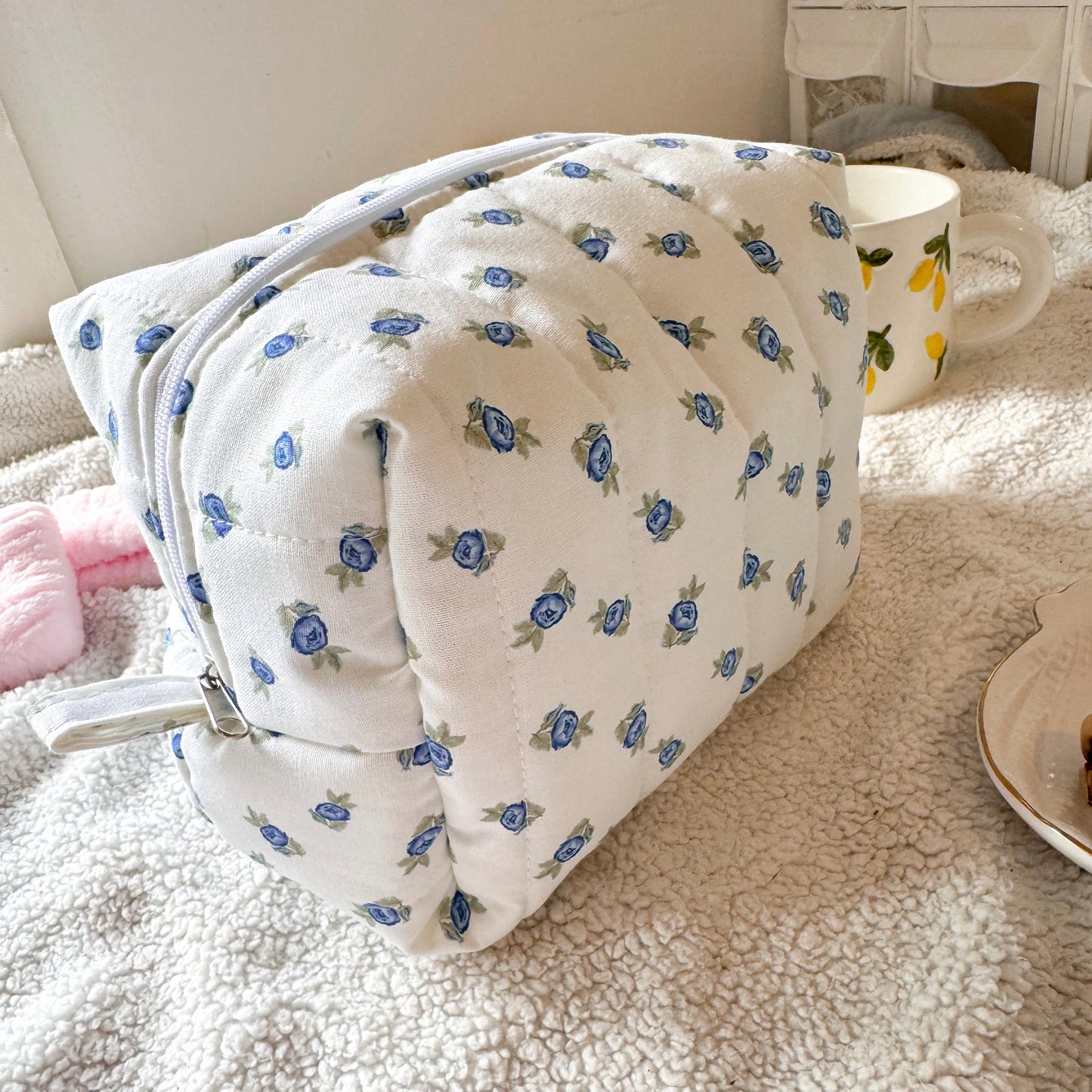 Quilted Makeup Bag | Willow