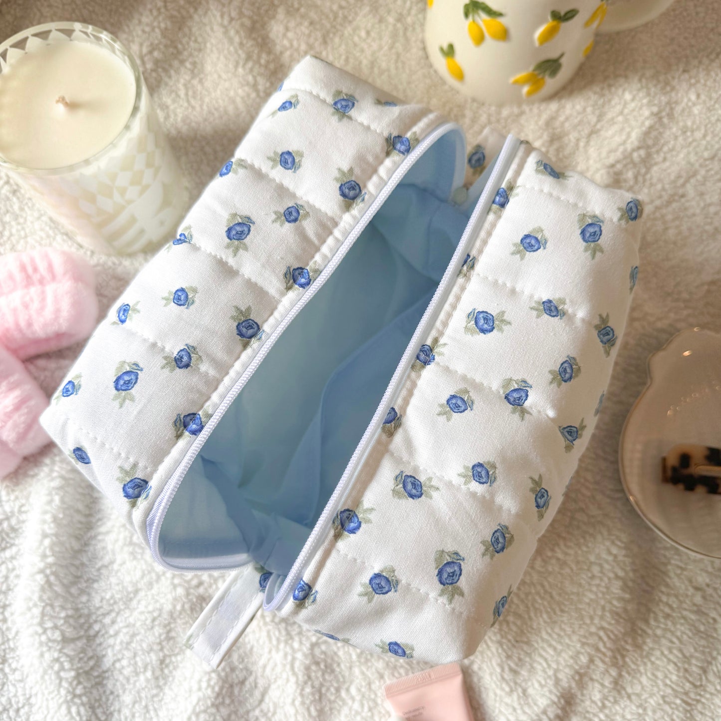 Quilted Makeup Bag | Willow