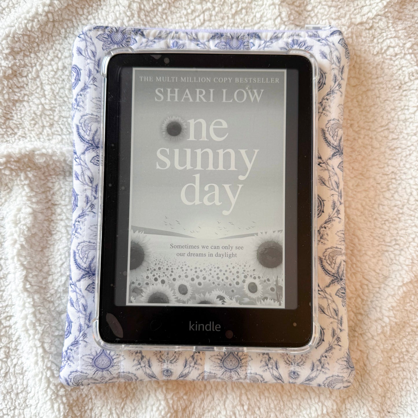 Padded E-reader sleeve | Primrose