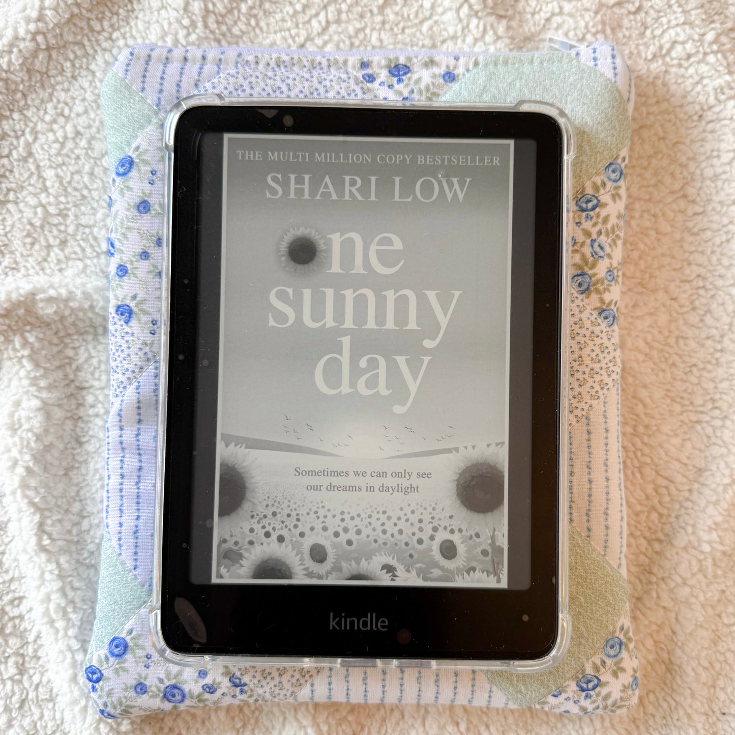 Padded E-reader sleeve | Patchwork