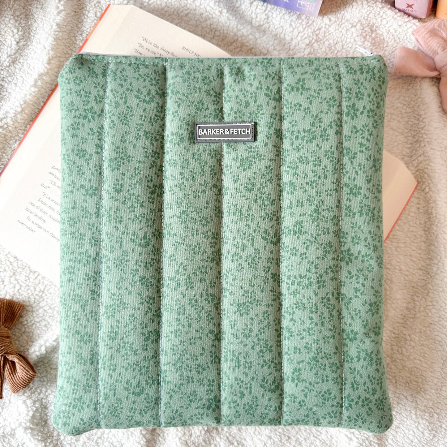 Padded Book sleeve | Moss