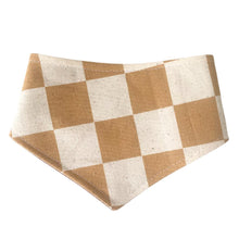 Load image into Gallery viewer, Dog bandana - Latte | Checker