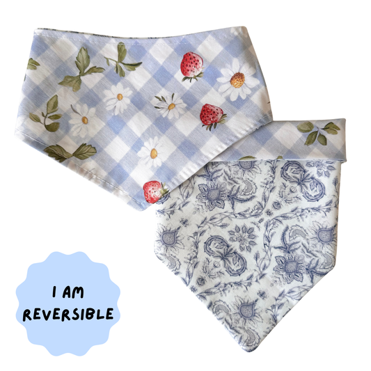 Reversible dog bandana | Primrose