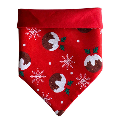 Dog bandana - Christmas Pudding