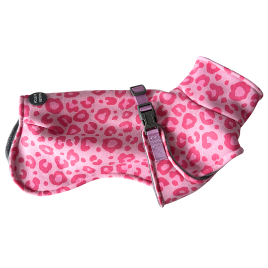 Turtleneck Dog Coat | Blush Wild