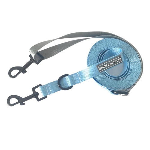 Dog recall leash - Sky Blue