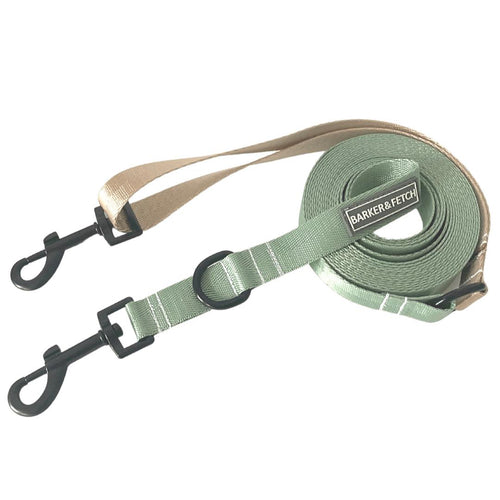 Dog recall leash - Sage Green