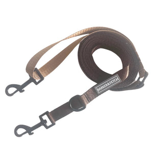 Dog recall leash 10metres - Chocolate